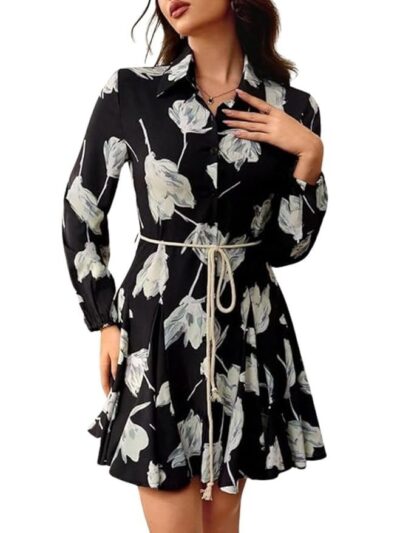 Leriya Fashion Summer Dress for Women – Short One Piece A-Line Midi Dress | Lightweight Vacation Wear & Daily Casual Outfit